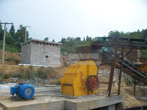 stone making production line hammer crusher