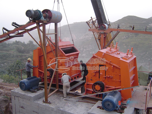 stone making production line impact crusher