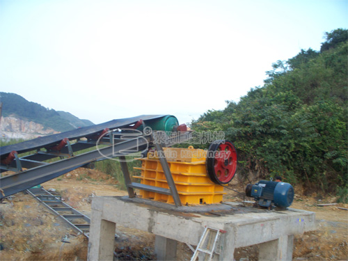 sand making production line jaw fine crusher