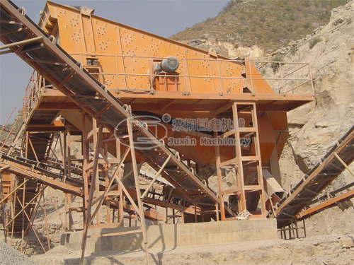 sand making production line vibrating screen